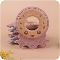 cartoon animal baby octopus emerging ring design toy exercise finger flexibility harmless to bite baby accessories teether