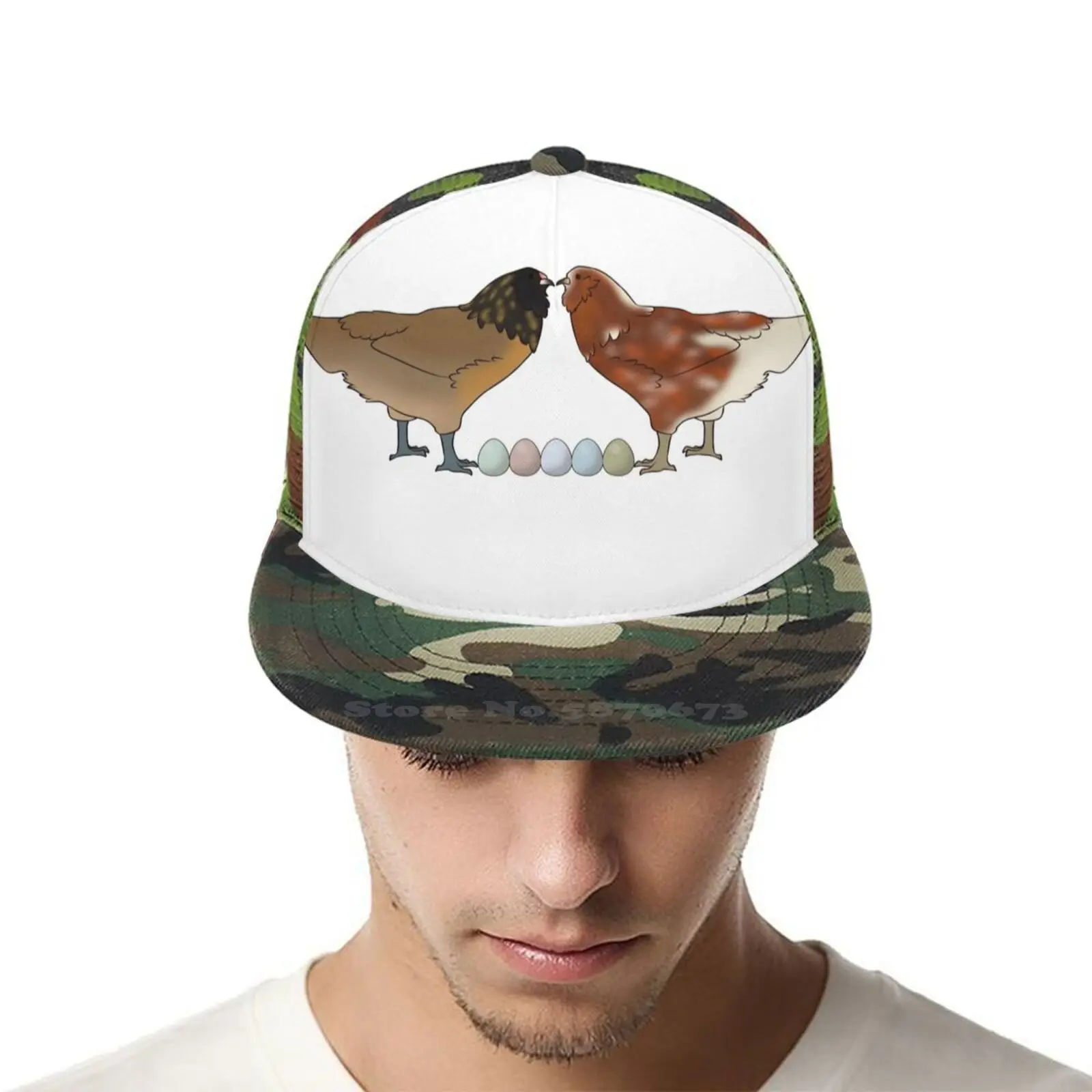 Пасхальные яйца и радужные черные серые темно-синие армейская модная шапка