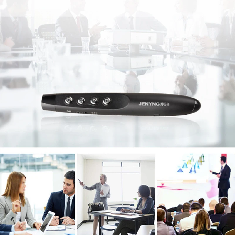 2.4G Wireless remote control PPT presentation pen for Meeting/teaching Remote computer function and infrared indicator pointer |