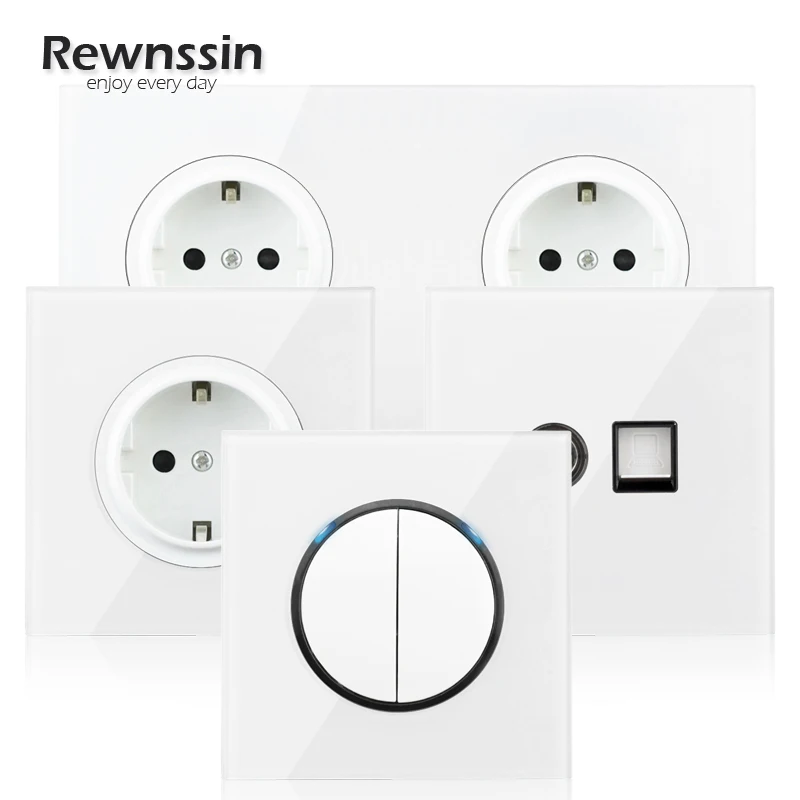 Розетка для выключателя питания встроенная в стену разъем подключения к