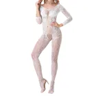 Сексуальное женское нижнее белье с длинным рукавом, женское нижнее белье с открытой промежностью, интимное Женское боди, просвечивающее эротическое боди, лидер продаж