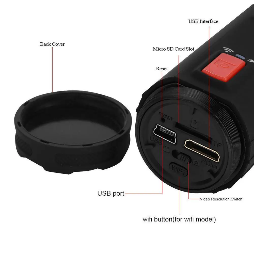 Мини Камера HD мотоцикл велосипед спортивных шлемов экшен-Камера видео DVR