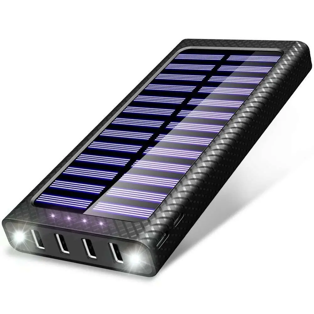 

Tssibe Solar Power Bank 24000mAh Portable Charger High Capacity Fast Charger