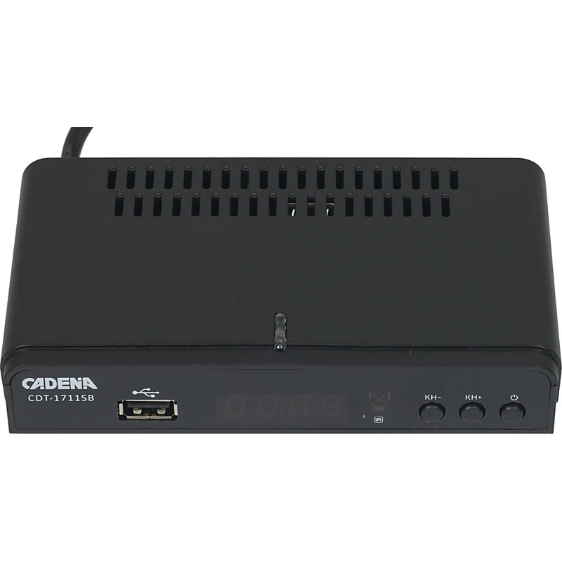 Ресивер DVB T2 CADENA CDT 1711SB черный (046/91/00047720)|TV-тюнеры| |