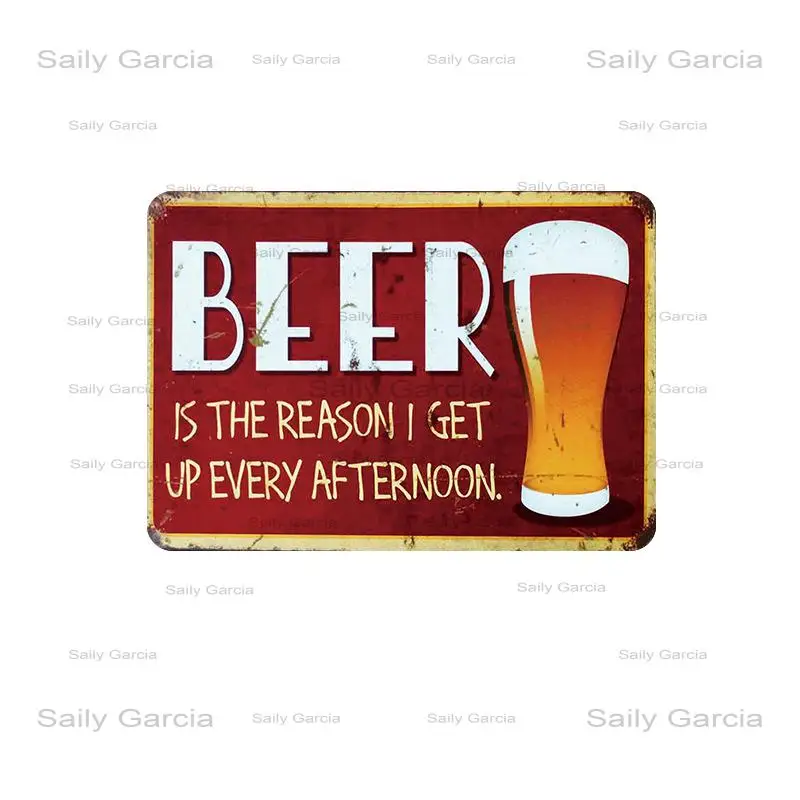 Group therapy practiced here. Beer metal sign vintage tin plate painting wall decoration for bar pub cafe gym home | Дом и сад