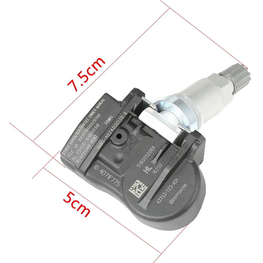 Датчик давления в шинах 42753-TZ3-A51 TPMS для Honda Acura TLX ILX RDX MDX 42753TZ3A51 42753 TZ3 A51 система