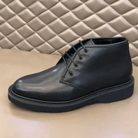 high quality mens genuine leather winter boots brand fashion winter leisure boots for handmade rubber ankle boots men shoes