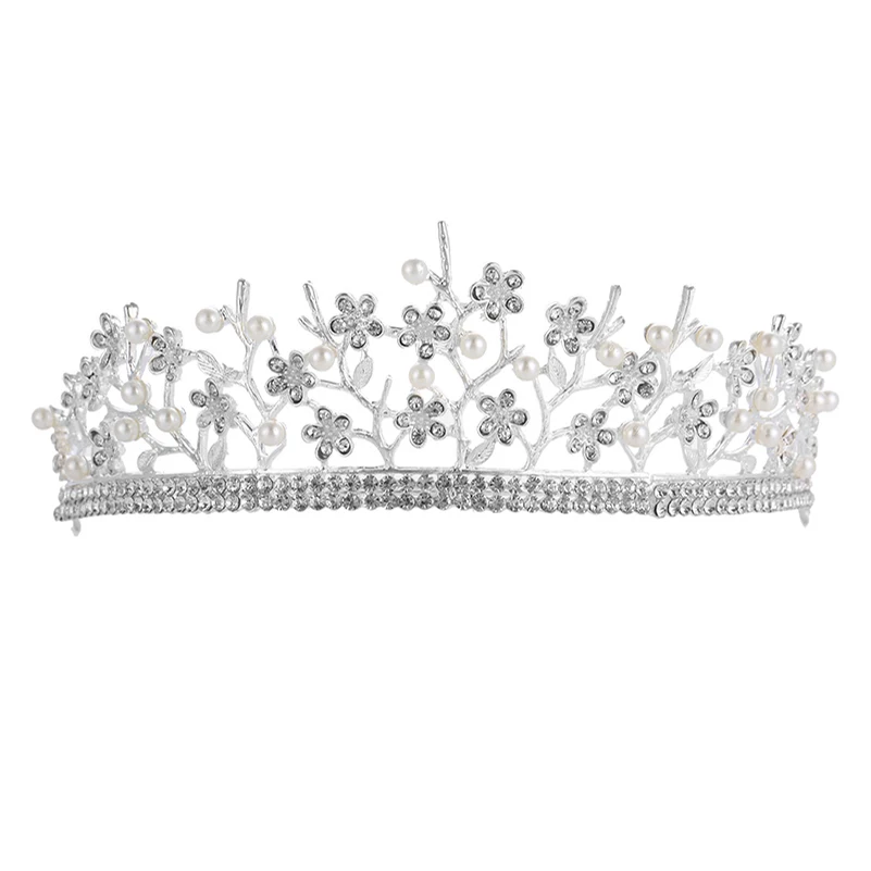 

Linglewei Новинка HFashion Корейская версия Свадебная Корона из цинкового сплава инкрустированная водяная дрель женская свадебная корона аксессуа...