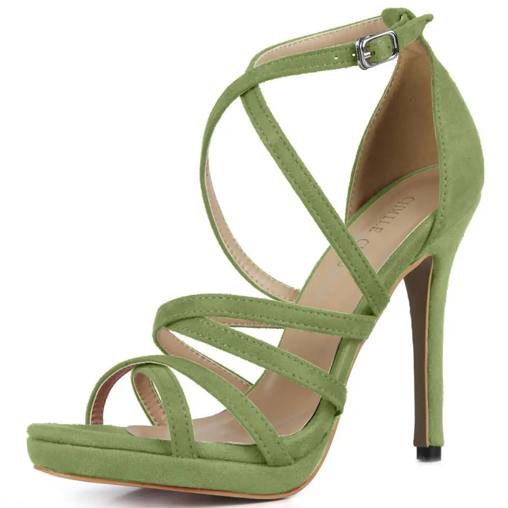 Пикантные женские замшевые туфли вечерние под платье для свиданий босоножки на