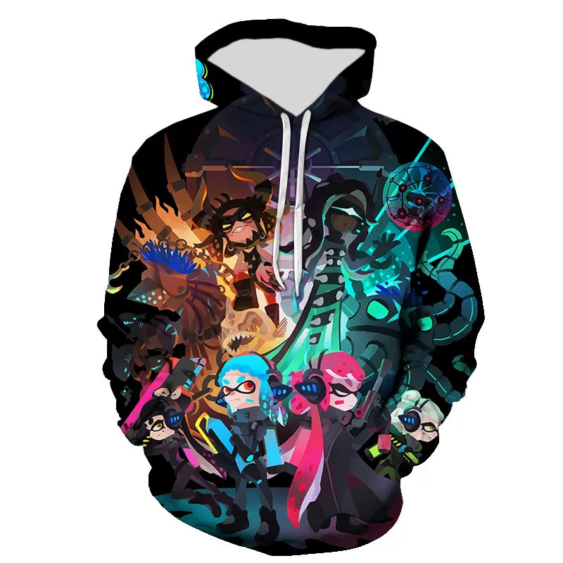 

Fashion Casual Splatoon 3D Printed Hoodies Cool Sweatshirts Men Women Children Pullover Long Sleeve Boy Girl Kids Hoody Coat