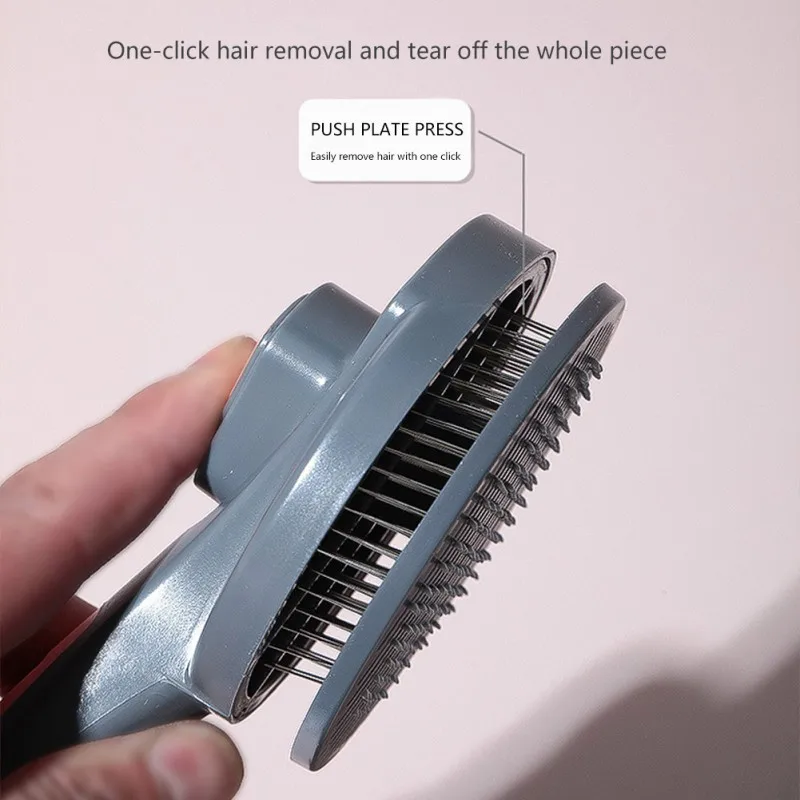 

Pet Comb Self Cleaning Brush Professional Grooming Brush for Dogs Cats Glove Dog Cat Grooming Supplies 2021