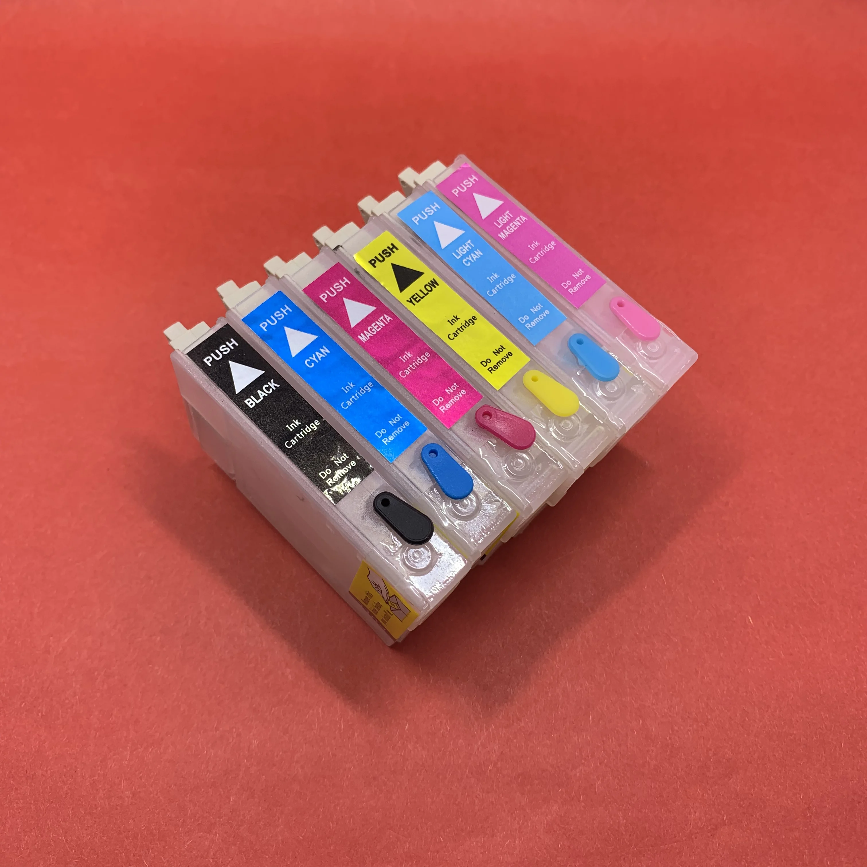 Чернильный картридж YOTAT T0801 многоразового использования для принтера Epson P50 RX660 R265