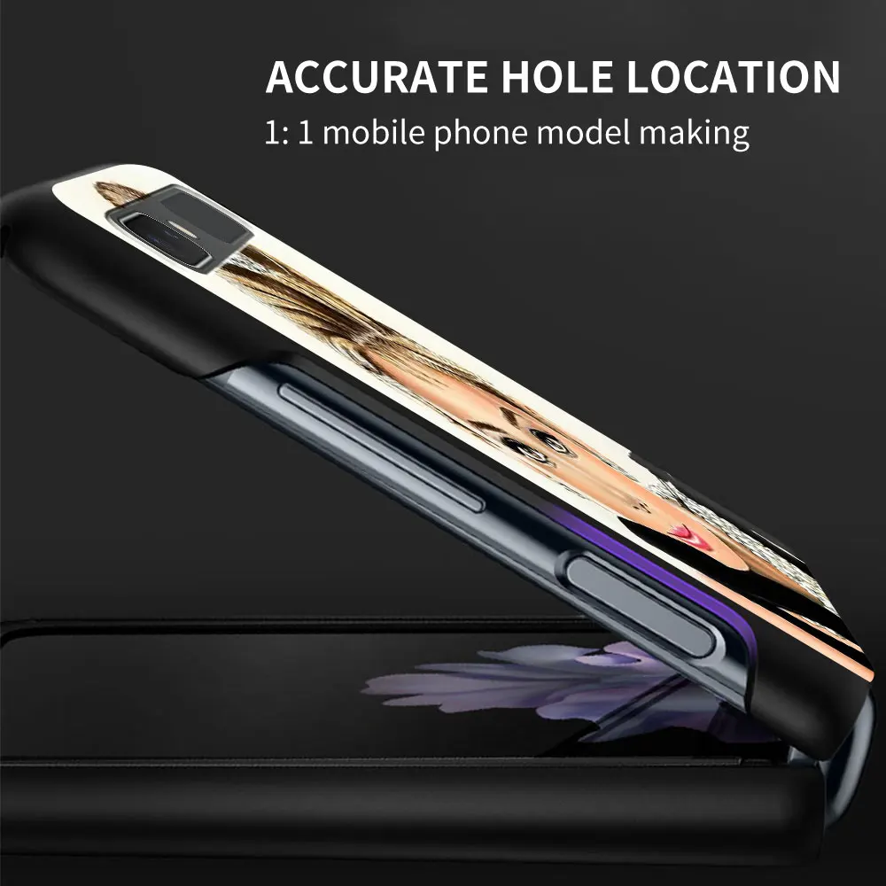 girl boss black pc hard cover for samsung galaxy z flip z flip3 5g foldable phone case zflip 6 7 fold shell coque capa free global shipping