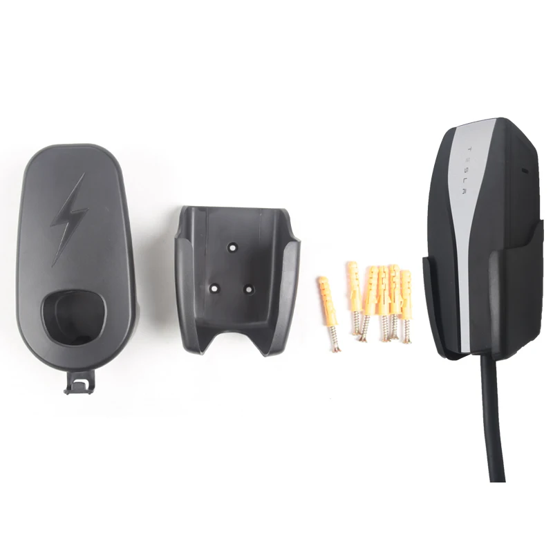 

For Tesla Model 3 Y EU/US Car Chassis Bracket Charger Holder Wall Mount Connector Charging Cable Organizer Exterior Accessories