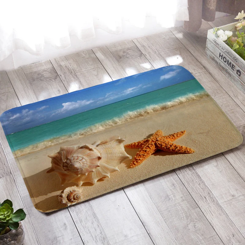 FUNBAKY 40*60 см 1 шт. Нескользящие креативный Цвет Череп дверные коврики Открытый вход в коридор коврик