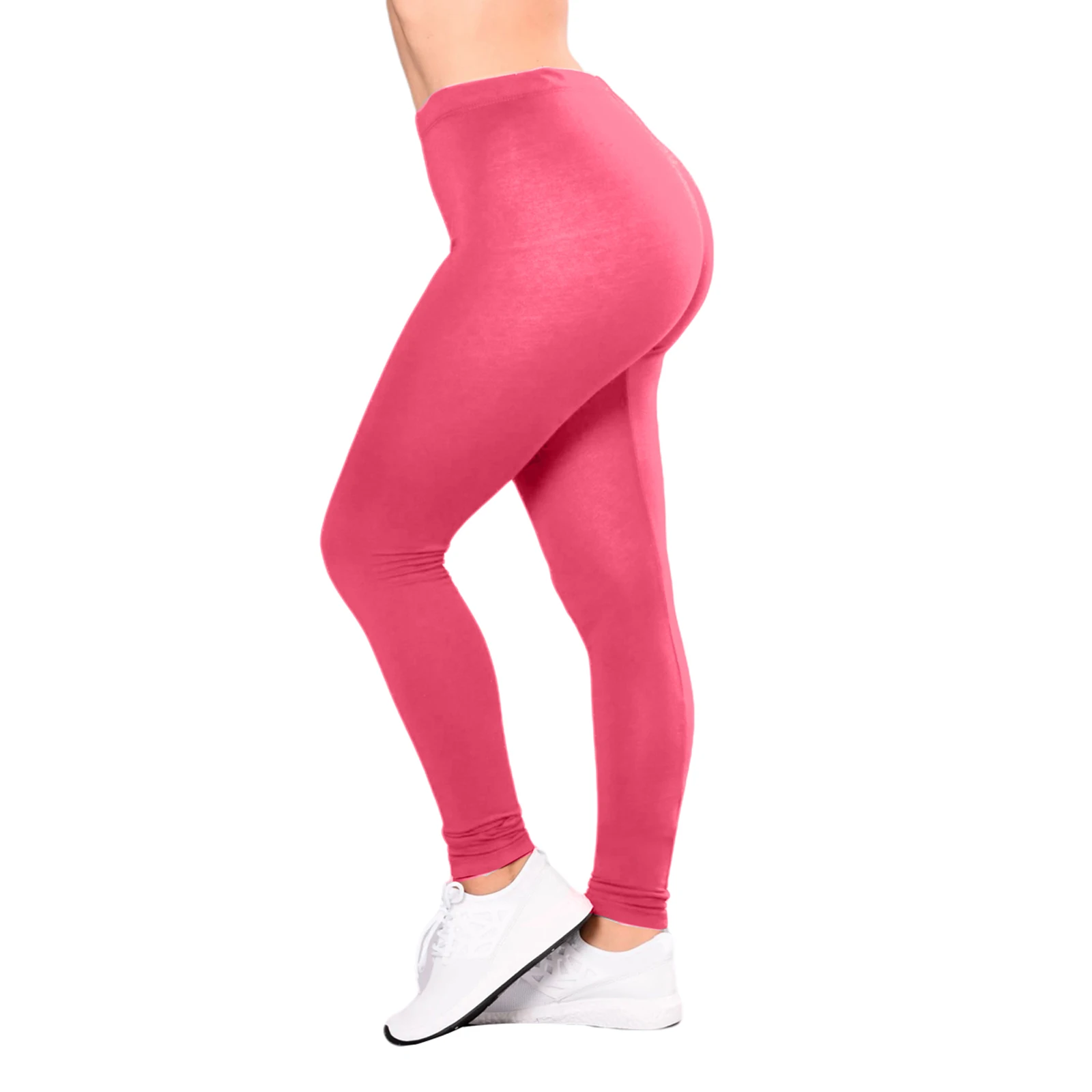 Размера плюс для занятия йогой одноцветные длинные штаны с завязкой на