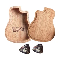 2 pcs acoustic electric guitar picks pick holder case for guitars bass mandolin banjo and ukulele