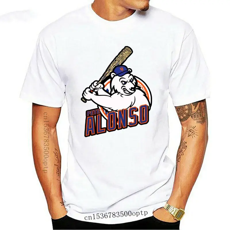 

Pete Alonso Polar Bear T-Shirt Men'S Tee Shirt Short Sleeve S-3Xl Loose Size Tee Shirt