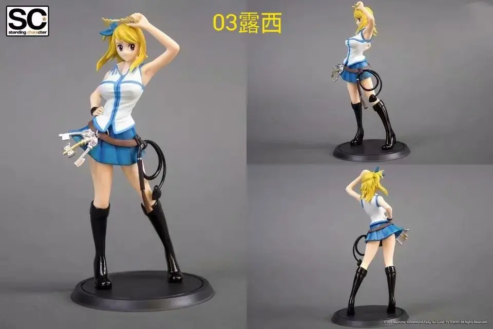 

Fairy Tail Natsu Dragnir Lucy Heartfilia Action Figure Grey Erza Scarlett PVC figure Toys Brinquedos Anime