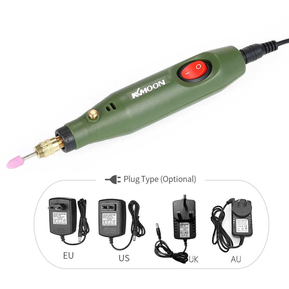 KKmoon DC12V многофункциональный электрический шлифовальный мини-станок набор для фрезерования полировки гравировки электрического сверла шлифовальный набор инструментов