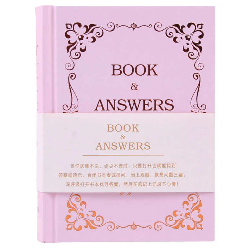 

"Answers Book" Journal Diary Blank Papers Notebook Study Working Notebook Journal Pocket Memo Stationery Gift