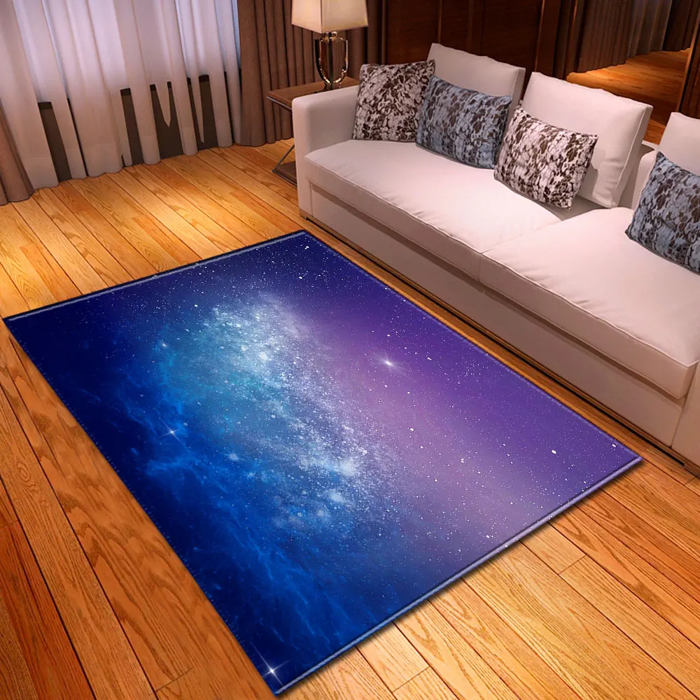 Модные 3D космические коврики Вселенная Галактика детские игровые прикроватные