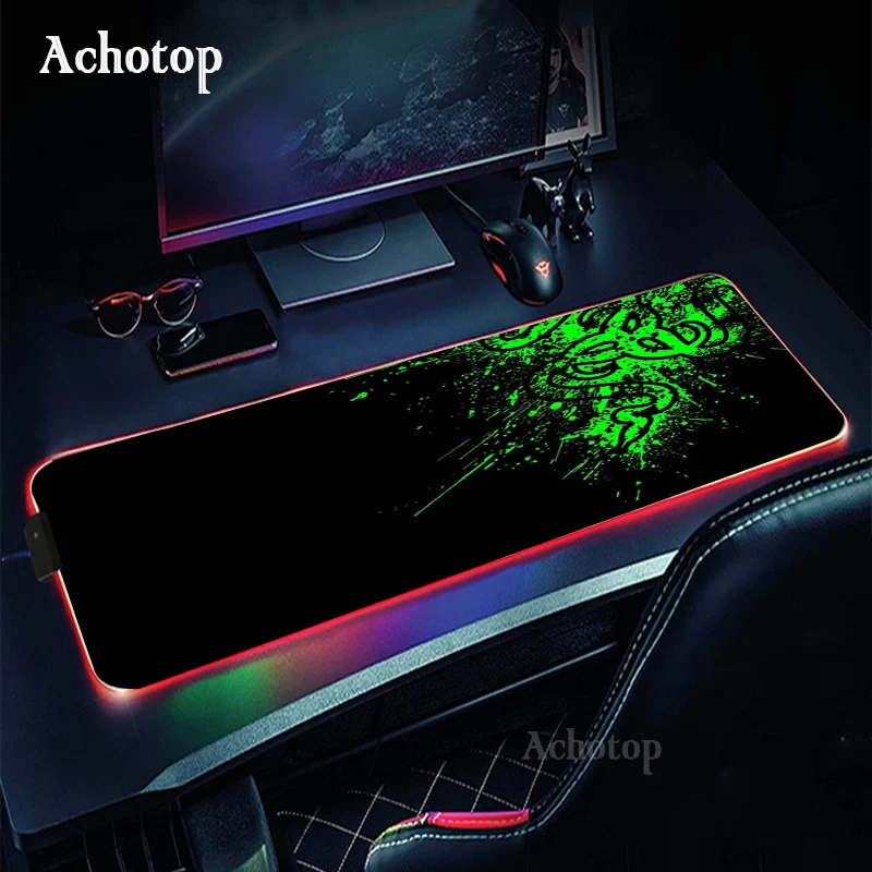 

Large RGB Mouse Pad xxl Gaming Mousepad LED Mause Pad Gamer Copy Razer Mouse Carpet Mause Pad PC Desk Pad Mat with Backlit Pads