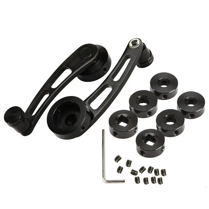 Пара 4 5 &quotавтомобиль грузовик ручная заготовка окно Кривошип алюминиевая ручка