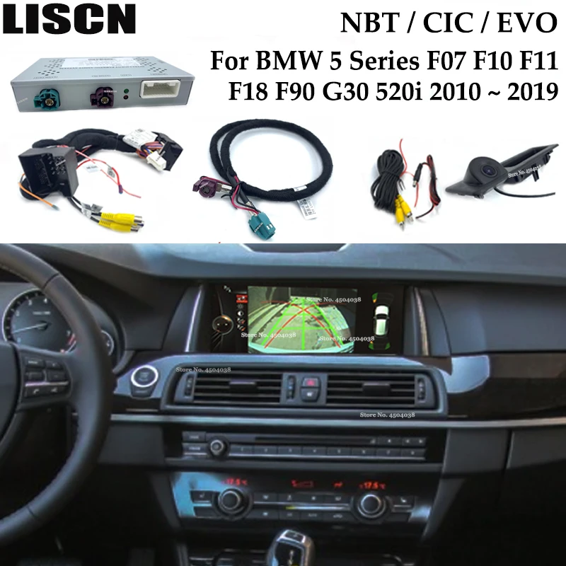 Интерфейс передней и задней камеры для BMW 5 серии F07 F10 F11 F18 G31 F90 G30 520i 2010 ~ 2019 OEM