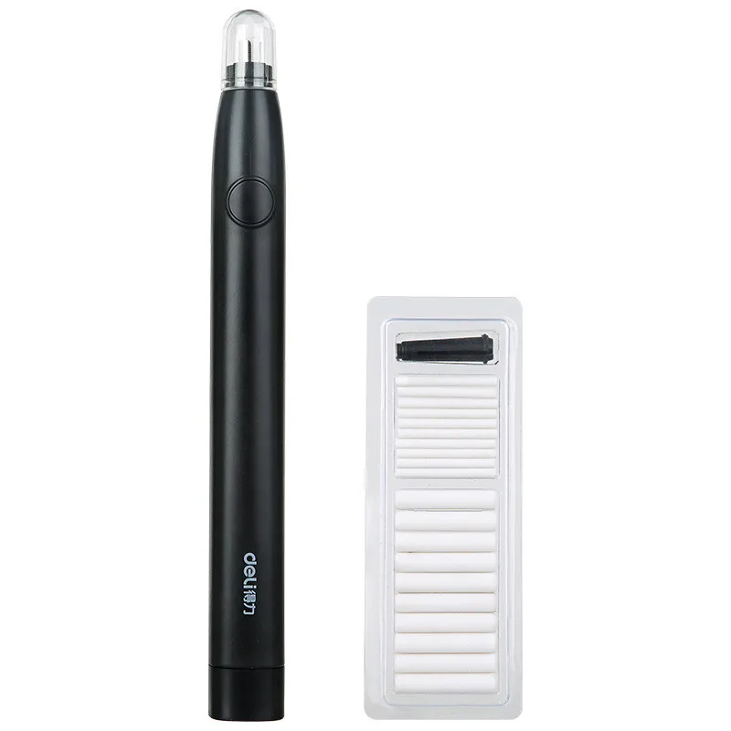 

Ластик-карандаш Deli механический, электрическая клячка, для детей, школы и офиса