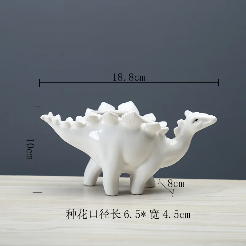 

Керамический цветочный горшок Swordback Dragon