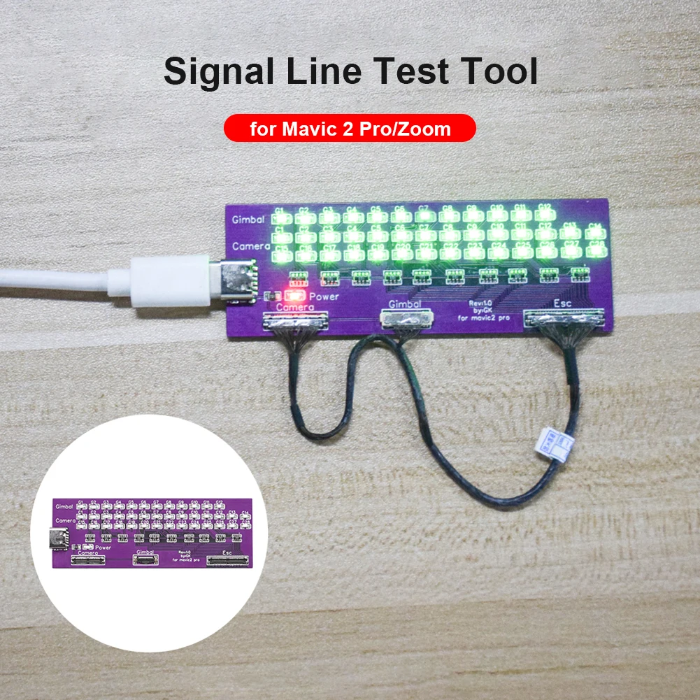 

Signal Test Cable for DJI Mavic 2 Pro/Zoom Gimbal Camera Drone Signal Tester Video Line Transmission Repair Wire Tool Accessorie