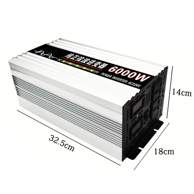 1600 Вт 8000 Puro инвертор Onda Sinusoidale DC12V 60 V в AC220V/110V 50 HZ конвертер di Potenza усилитель