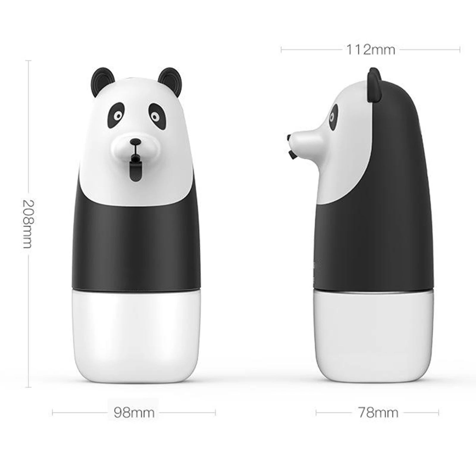 

Automatic Soap Dispenser Cute Bear Panda Shape Foaming Hand Sanitizer Dispenser Hands Sensor Touchless IR Liquid Lotion Soap