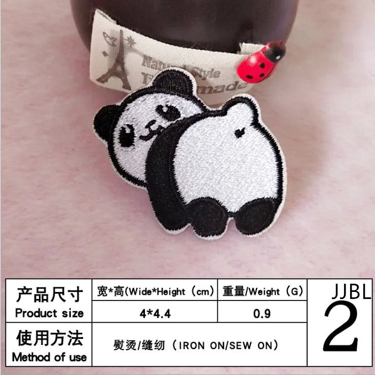 Новое поступление 10 шт. животных вышитые патчи железные на с мотивами из