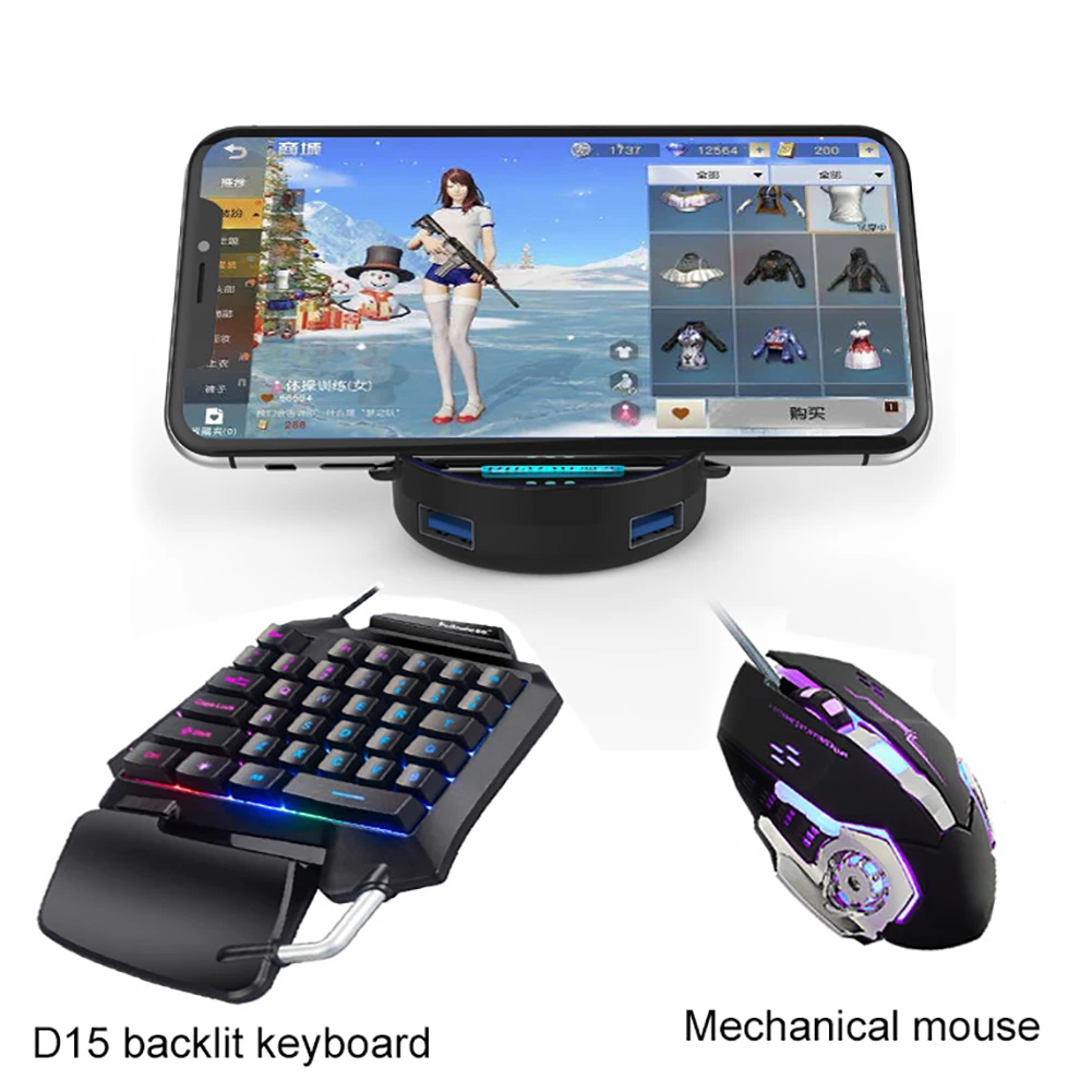 Конвертер для клавиатуры и мыши геймпад мобильный Bluetooth 5 0 Android контроллер PUBG iOS iPad