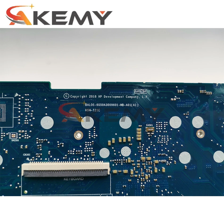 

AKEMY For HP PROBOOK x360 11 G3 laptop Mainboard Motherboard 6050A3009601-MB-A01 L43774-601 with N5000 CPU 4GB RAM