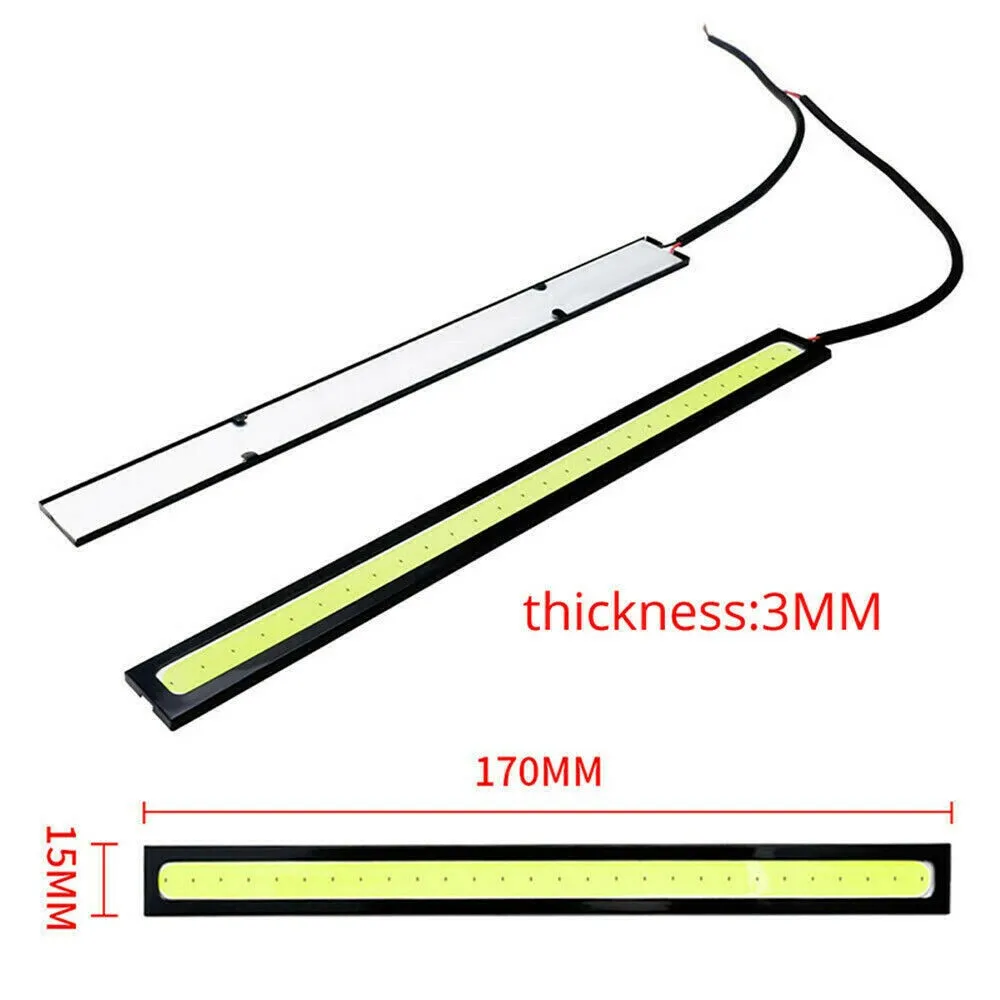 

Car Strip Lights Caravan White Lamp Ultra-Thin Van Waterproof 12V 6 Pcs Bar