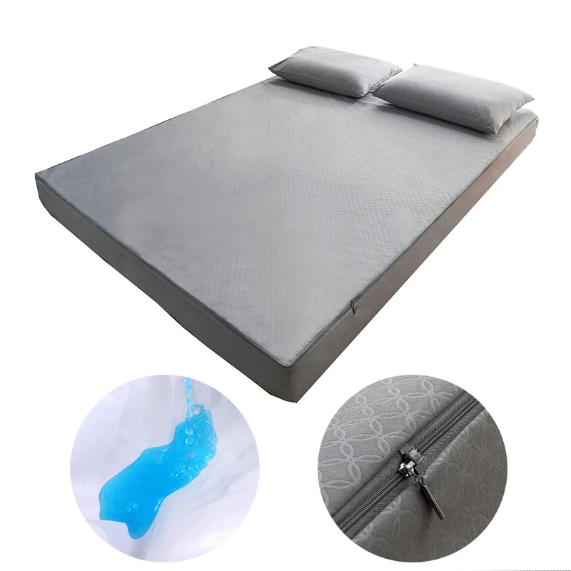 

New Six-sided Fully Enclosed Waterproof Bed Cover Mattress Protector Mattress Topper for Bed Anti-mite Mattress Cover Zipper