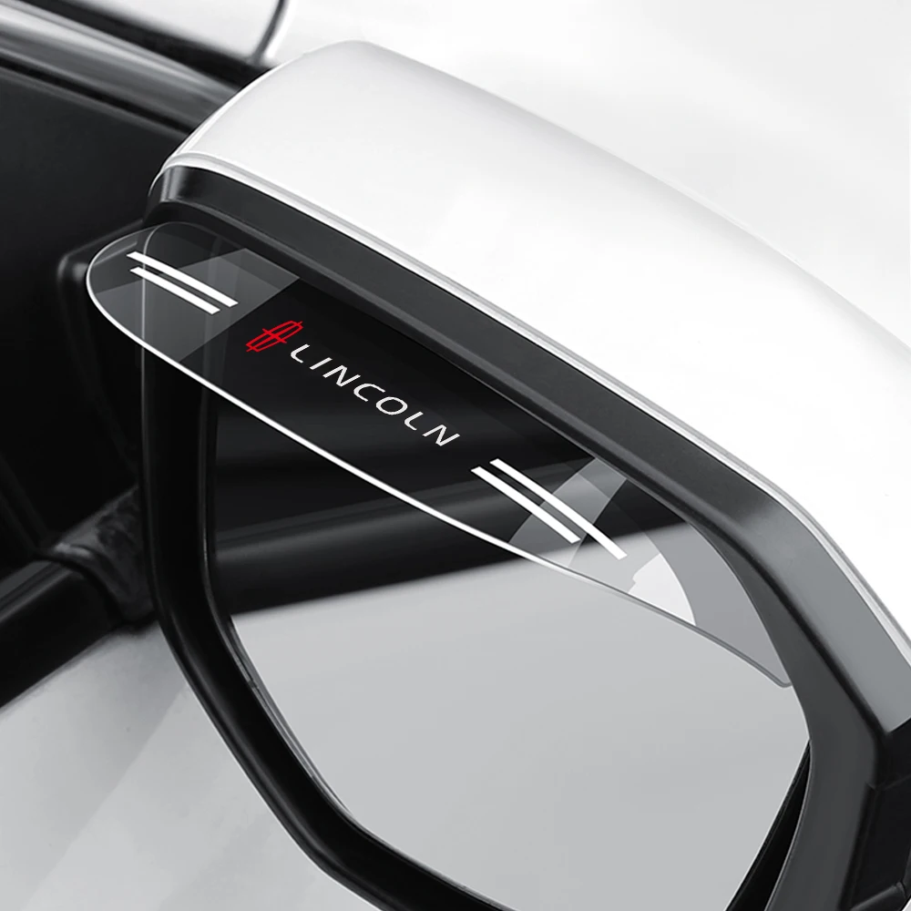 2PCS PVC Car Refit Back Mirror Eyebrow Rain Cover Sticker For Mitsubishi Pajero L200 Galant Evolution Evo X RVR ASX Lancer EX | Автомобили