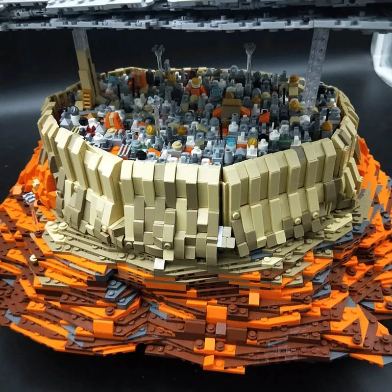 Круизный корабль формы король MOC Разрушитель Империя над джедхаем совместим со