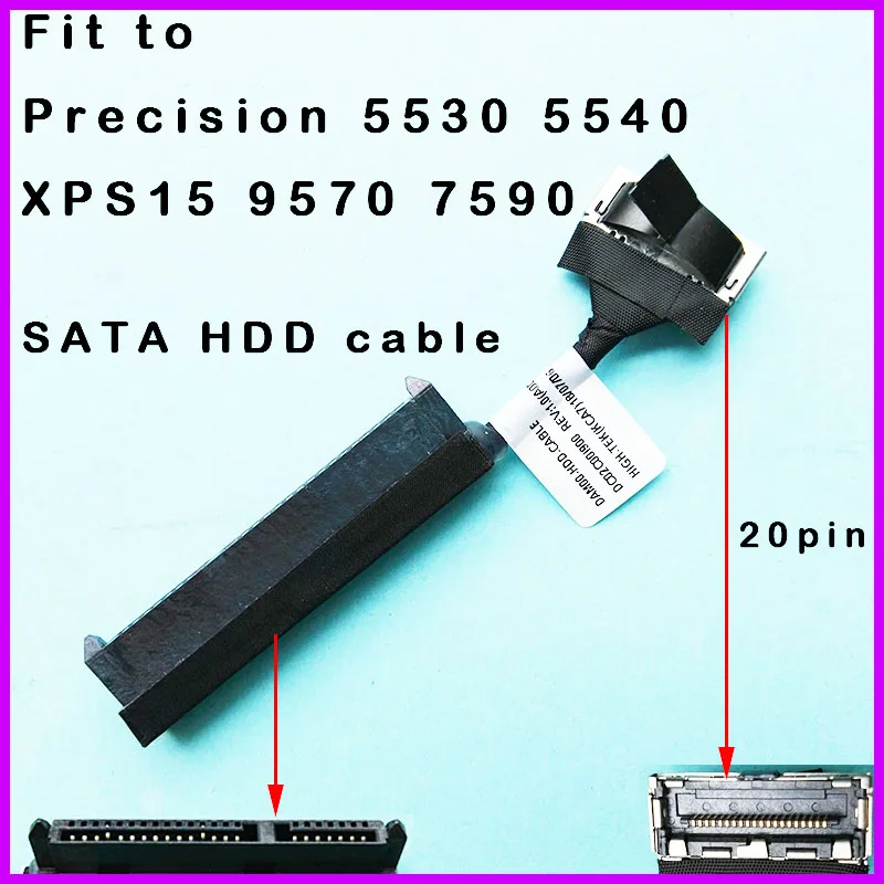 Новый оригинальный HDD-кабель для Dell 5530 M5530 5540 XPS15 9570 9590 DAM00 кабель жесткого диска