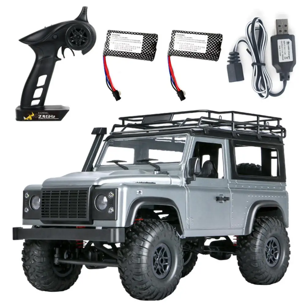 2 battery gray LeadingStar MN-99/99 S 2,4G 1/12 4WD RTR гусеничный Радиоуправляемый автомобиль для Land Rover 70 anniversary Edition модель автомобиля - Цвет: 2 battery gray