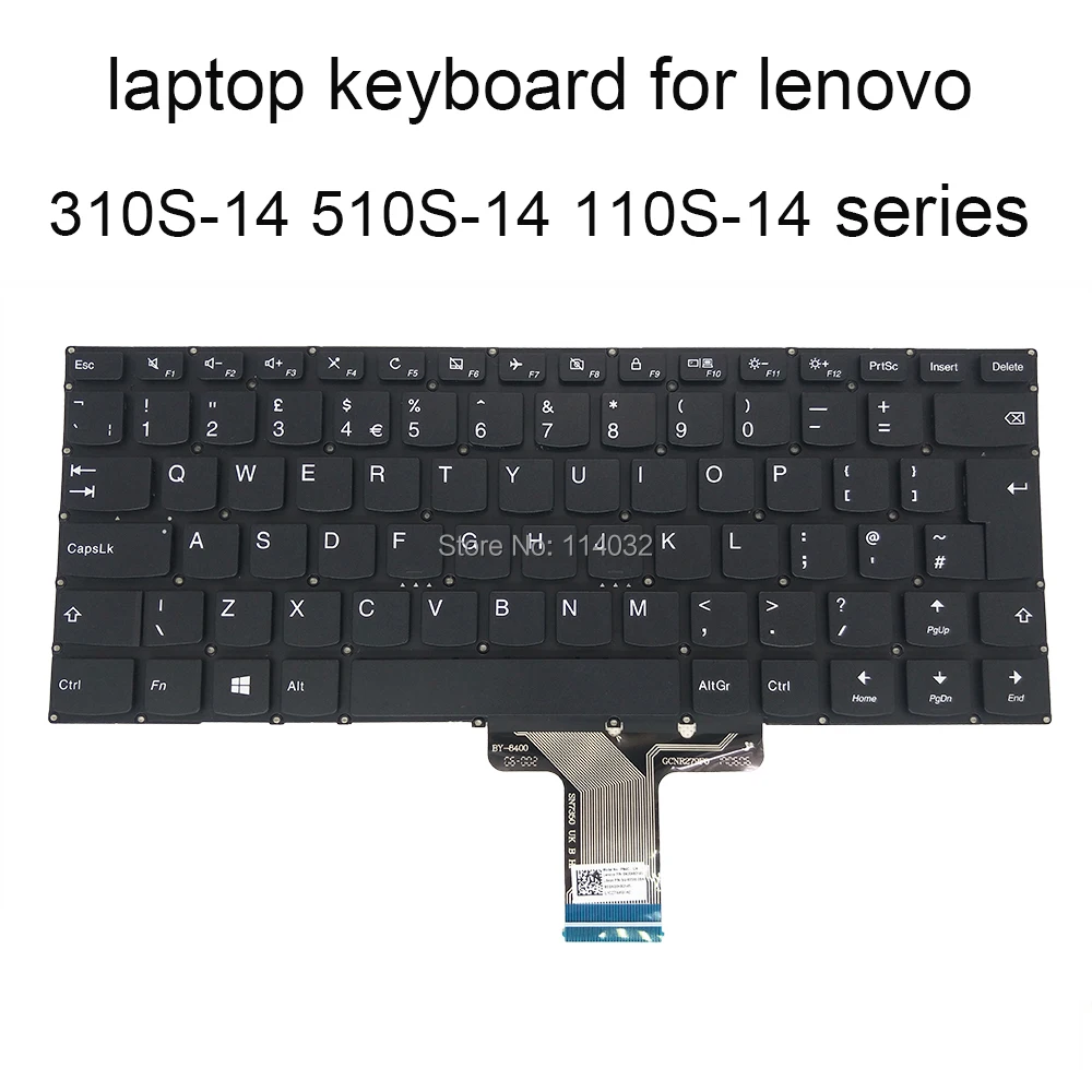 

Сменные клавиатуры для lenovo Ideapad 310 S 14ISK 14IKB 14AST 710S 310 S 14 IKB AST ISK PM4C UK EU GB black KB SN20K82145 распродажа