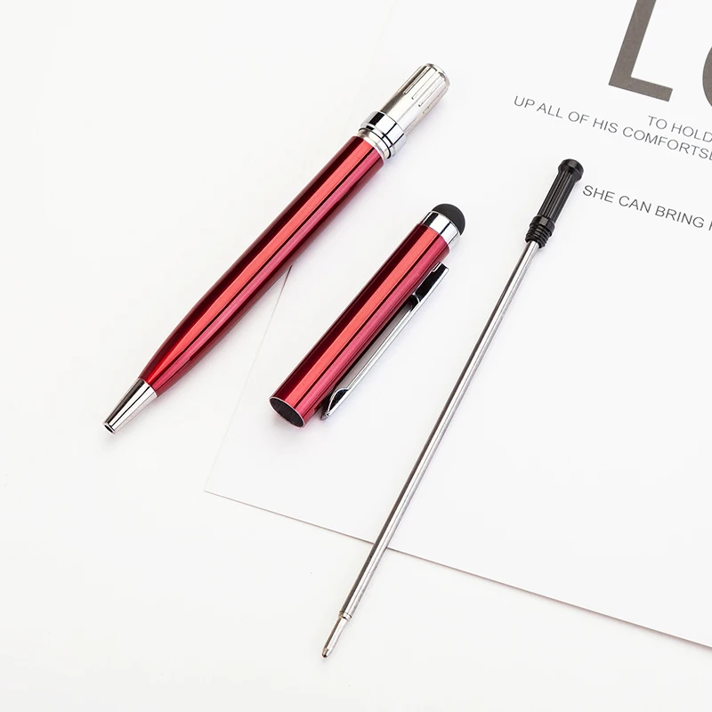 

Creative Metal Multifunctional Touch Screen Pen New Capacitive Pen Business Office Pen Student Stationery Wholesale Custom Logo