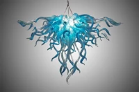 china supplier multicolor dale chihuly style hand blown glass crystal chandelier