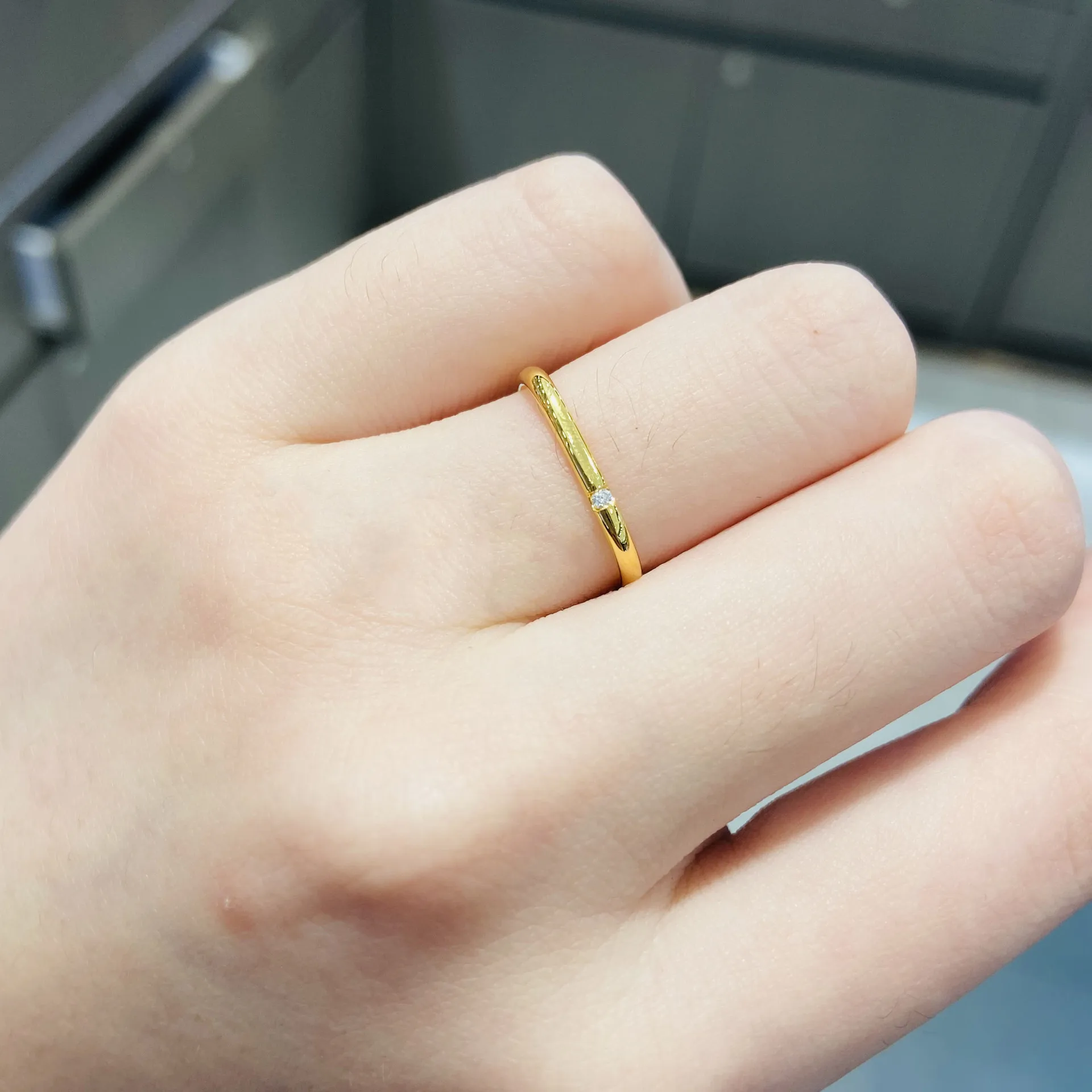 Женские открытые кольца SIPENGJEL Маленькие Геометрические квадратной формы с