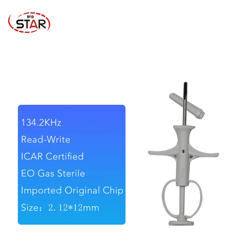70 шт. шприц с микрочипом для животных идентификации домашних Икар 2 12*12 мм собак