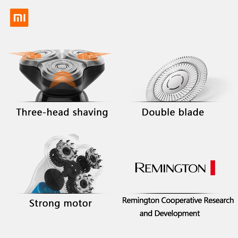 Xiaomi бритва триммер для бороды мужская электрическая бритва для влажной и сухой стирки триммер для волос выдвижная аккумуляторная бритва 5