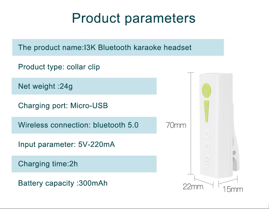 I3K, портативные Bluetooth наушники, микрофон со звуковой картой, речевой смены, петличный микрофон с гарнитурой для телефона, живая игра, Vlog